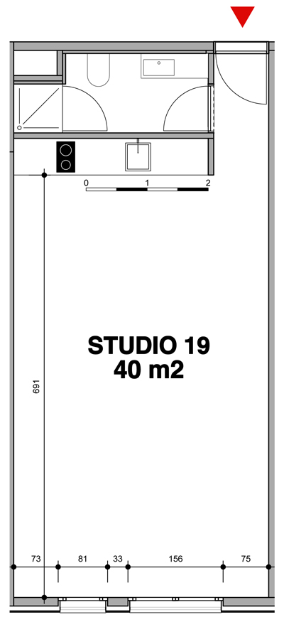Verkoopsplan studio 19