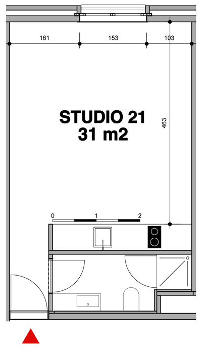 Verkoopsplan studio 21