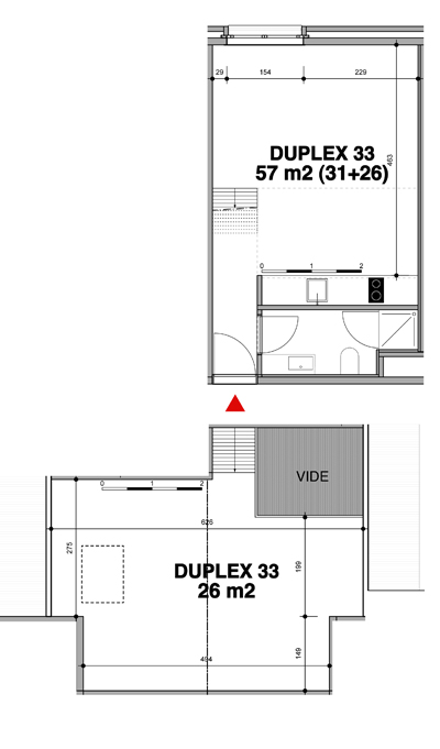 Verkoopsplan duplex 33