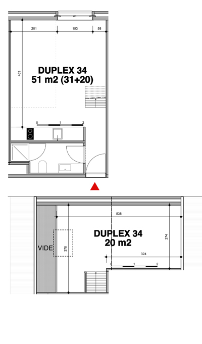 Verkoopsplan duplex 34