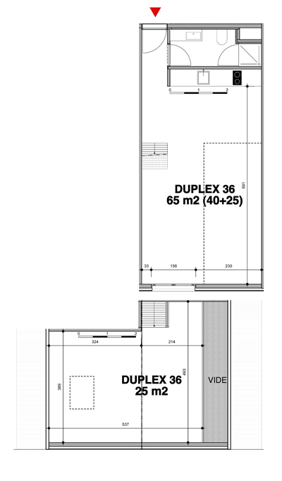 Verkoopsplan duplex 36