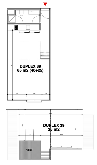 Verkoopsplan duplex 39